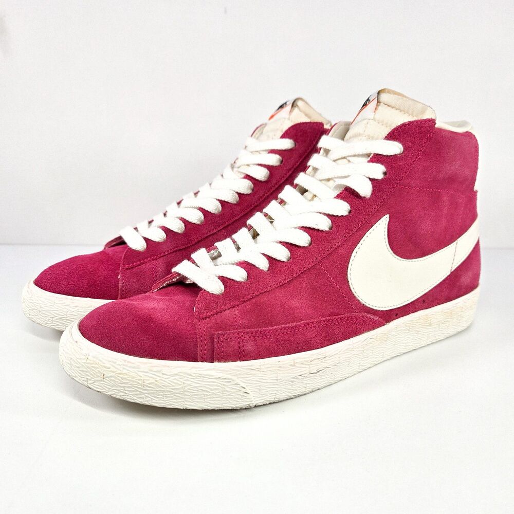 Nike Blazer High Suede Voltage Cherry 344344-602 Men’s 11